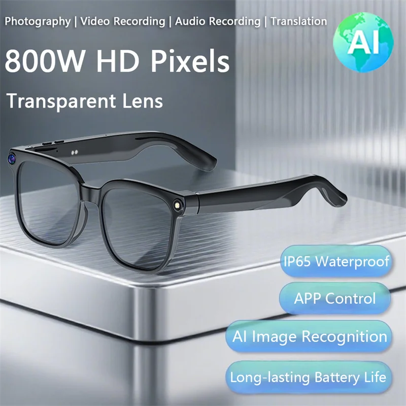 8K HD Photochromic AI Smart Glasses, Multifunctional Design with Bluetooth Calling, Voice Assistant, Music Playback and Real-Tim
8K HD Photochromic AI Smart Glasses, Multifunctional Design with Bluetooth Calling, Voice Assistant, Music Playback and Real-Tim