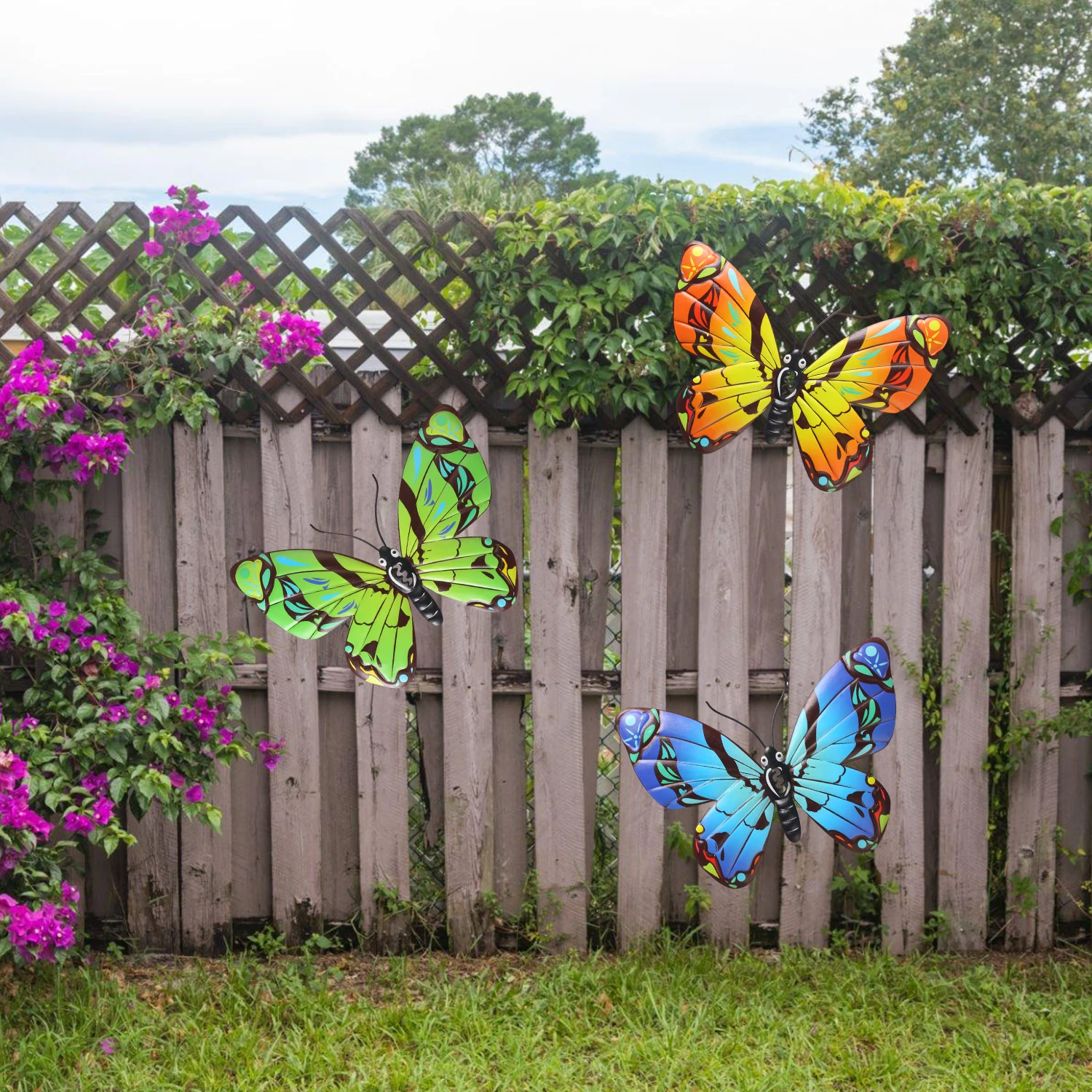 3pcs Metal Butterfly Wall Decor, Garden Wall Ornaments, Patio Decoration, Every Room Decoration, Party Decoration, Wall Art Deco
3pcs Metal Butterfly Wall Decor, Garden Wall Ornaments, Patio Decoration, Every Room Decoration, Party Decoration, Wall Art Deco
