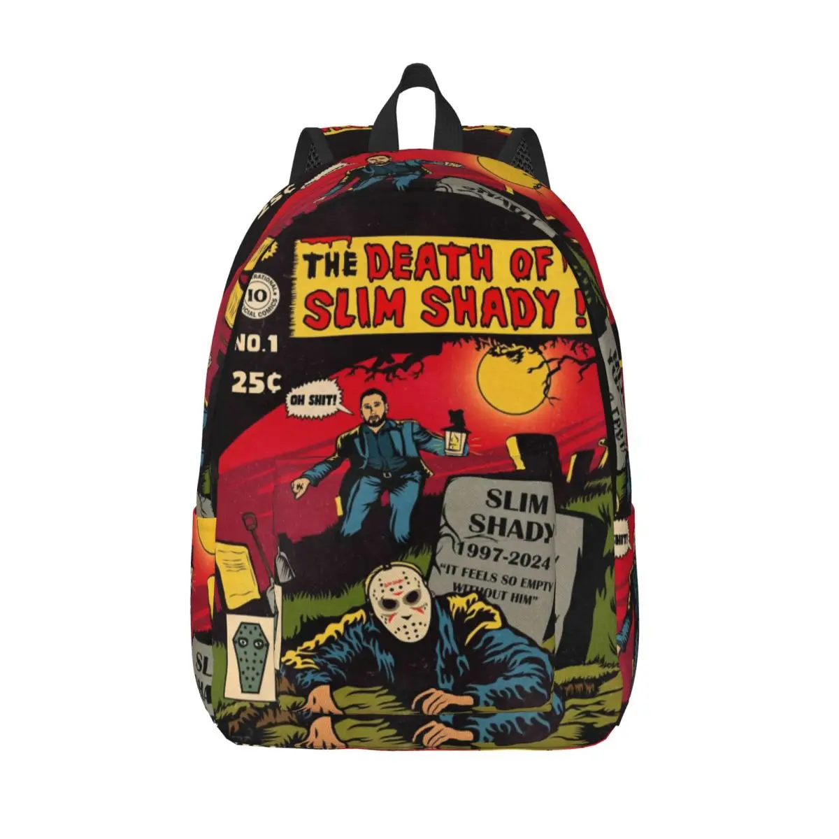 Рюкзак The Death Of Slim Shady Eminem для детского сада, ученика начальной школы, сумка для книг для мальчиков и девочек, прочный детский рюкзак
Рюкзак The Death Of Slim Shady Eminem для детского сада, ученика начальной школы, сумка для книг для мальчиков и девочек, прочный детский рюкзак