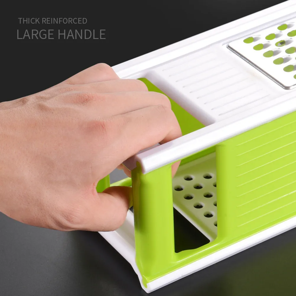 5 in 1 Multifunctional Handheld Vegetable Slicer Fruit Cheese Grater Ginger Garlic Carrot Cutter Stainless Steel Ergonomic
5 in 1 Multifunctional Handheld Vegetable Slicer Fruit Cheese Grater Ginger Garlic Carrot Cutter Stainless Steel Ergonomic