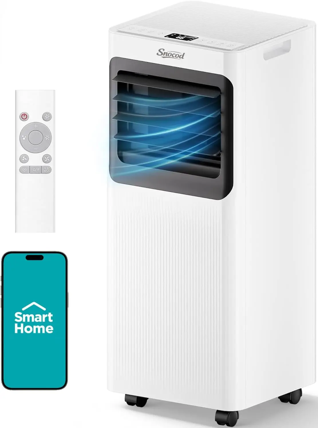 16,000 B T U Portable Air Conditioners for Large Room up to 750 Sq. Ft., 5-in-1 Smart AC with WiFi App, Remote Control, Fast
16,000 B T U Portable Air Conditioners for Large Room up to 750 Sq. Ft., 5-in-1 Smart AC with WiFi App, Remote Control, Fast