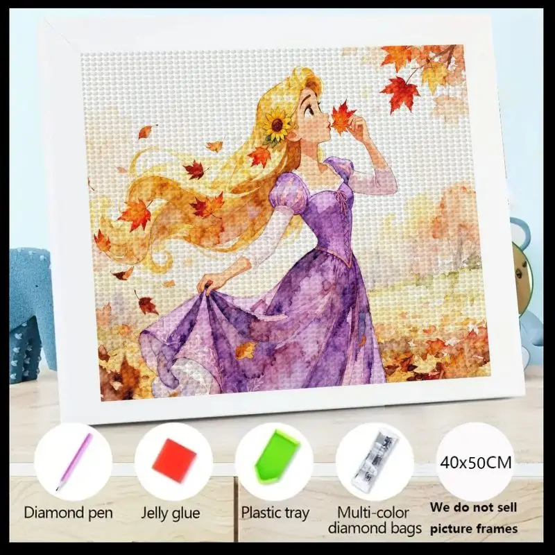 1PC 40x50CM 5D Full Drill Diamond Painting Kit, Enchanted Autumn Princess with Fall Leaves Rhinestone Art, DIY Home Wall Decor C
1PC 40x50CM 5D Full Drill Diamond Painting Kit, Enchanted Autumn Princess with Fall Leaves Rhinestone Art, DIY Home Wall Decor C