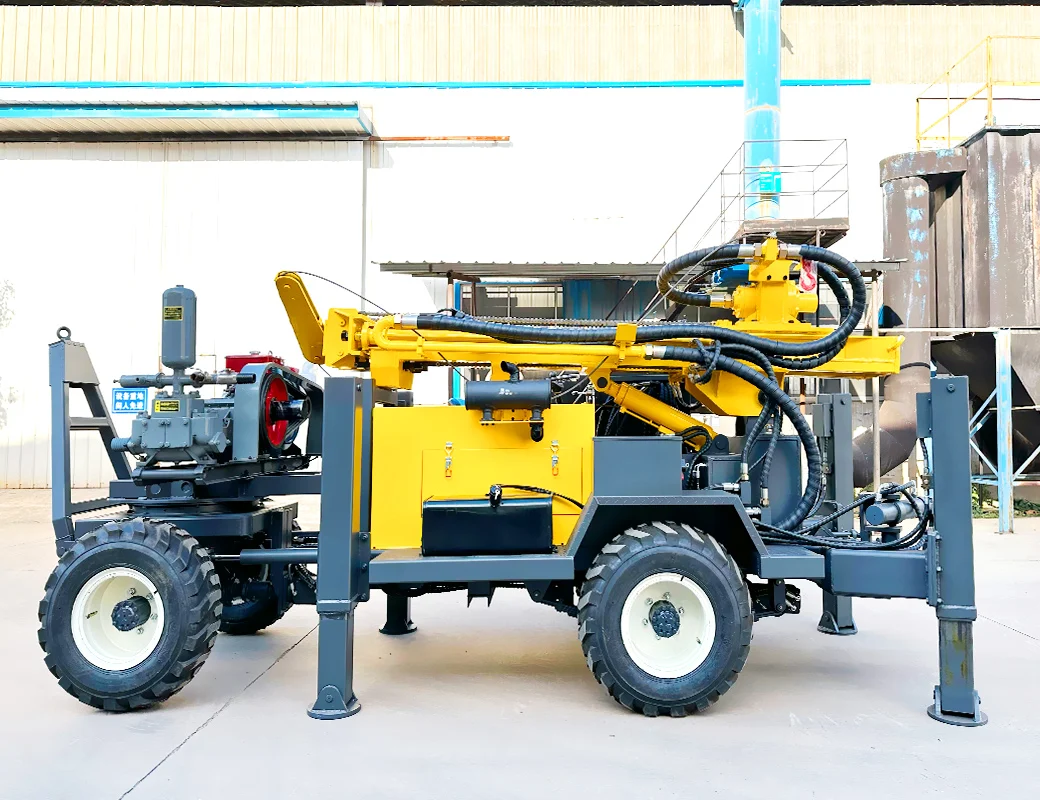 Customized SM180 200 300 wheeled water well drilling rig Hydraulic pneumatic water well drilling rig
Customized SM180 200 300 wheeled water well drilling rig Hydraulic pneumatic water well drilling rig