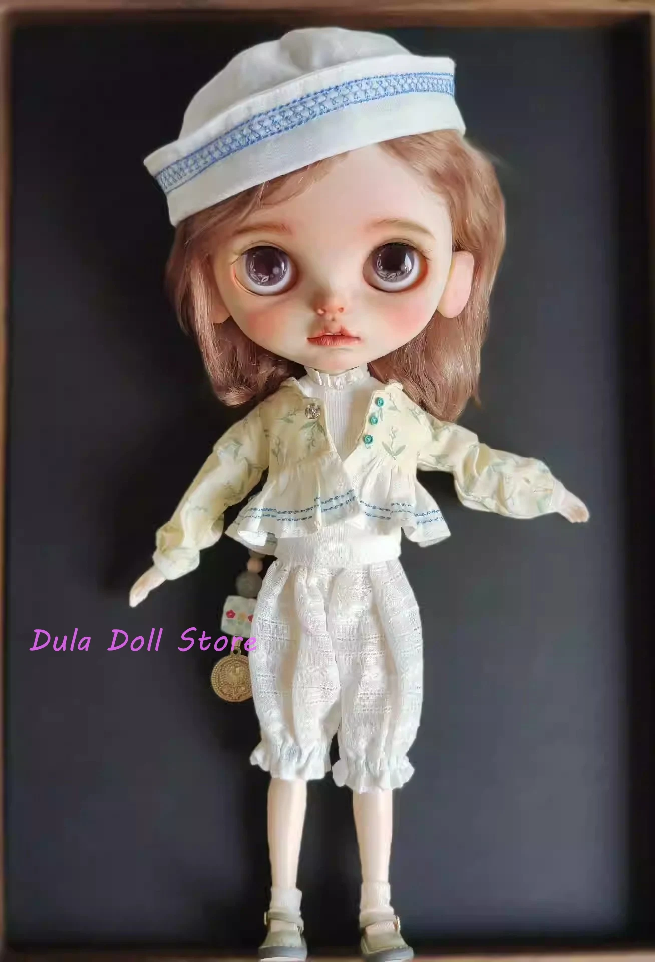 Dula Doll Clothes Dress Navy-style sweet girl Blythe ob24 ob22 Azone Licca ICY JerryB 1/6 Bjd Doll Accessories
Dula Doll Clothes Dress Navy-style sweet girl Blythe ob24 ob22 Azone Licca ICY JerryB 1/6 Bjd Doll Accessories