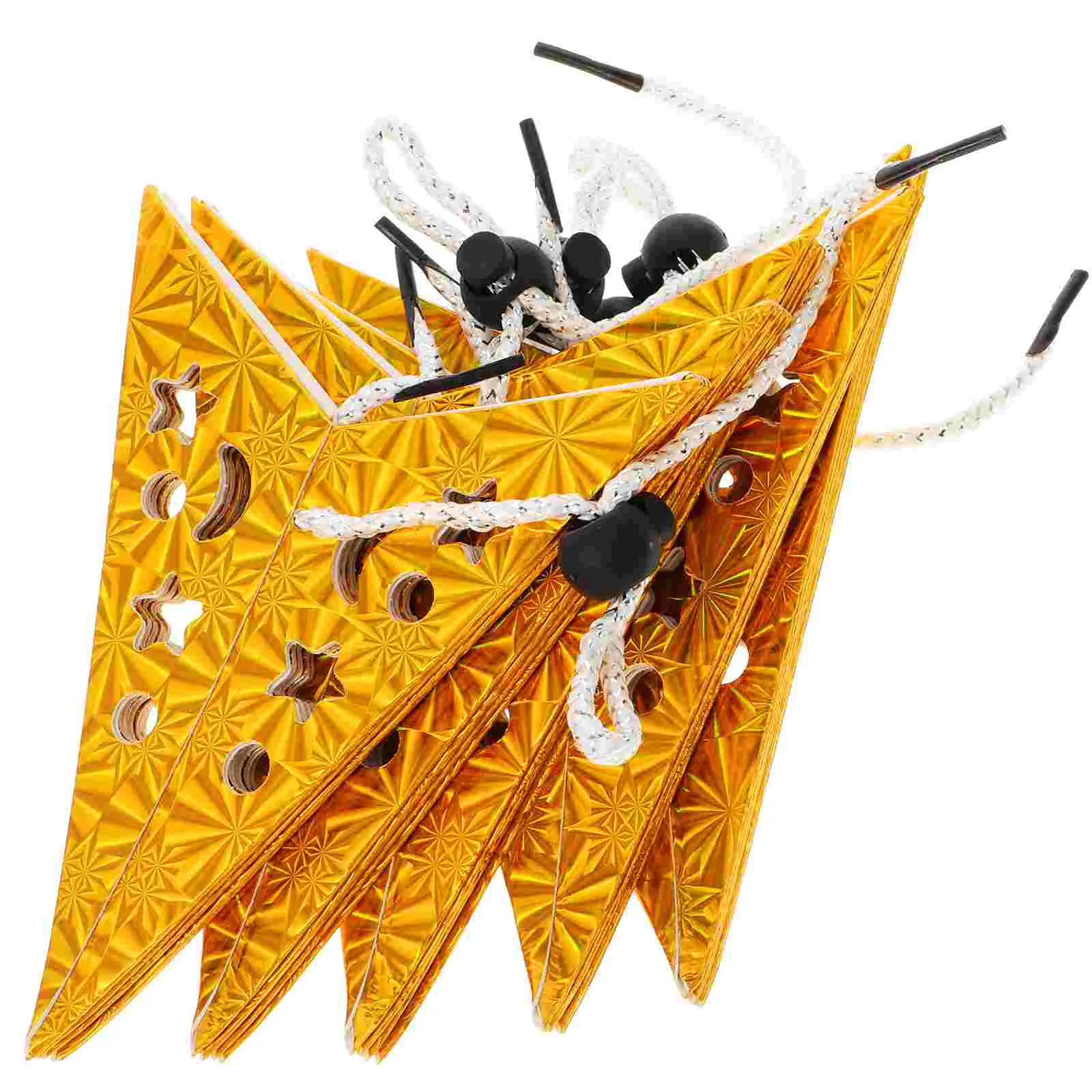 5 PCS Reflective Gold Paper Star Lamp Shade Pentagram Shape for House Outdoor Decorative Lighting Events Parties Self
5 PCS Reflective Gold Paper Star Lamp Shade Pentagram Shape for House Outdoor Decorative Lighting Events Parties Self