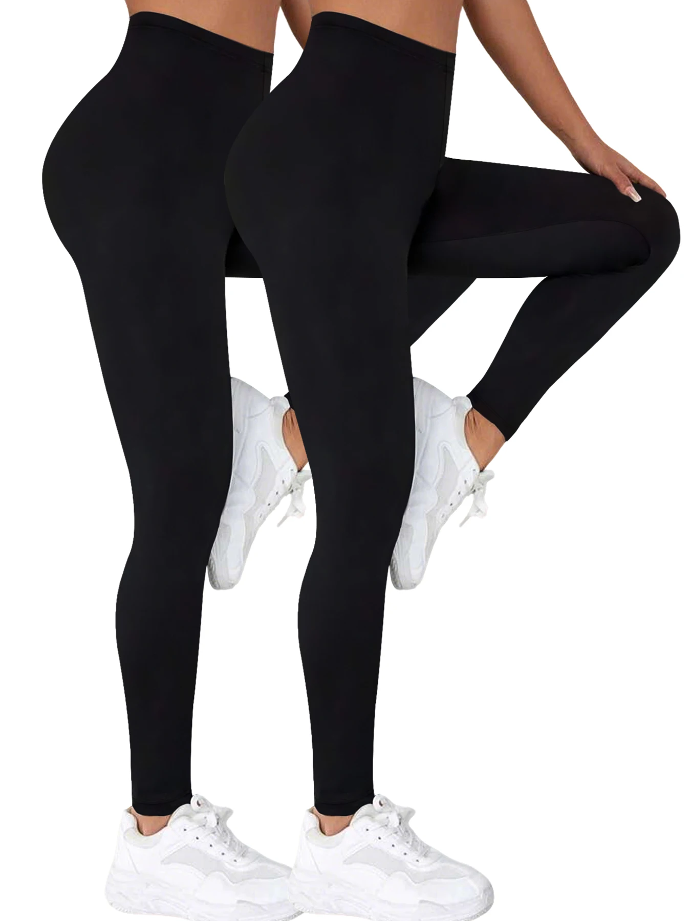 2 Pack Women's Super Soft Leggings High Elasticity No See Through Workout Yoga Running Athletic Push Up Gym Fitness Leggings
2 Pack Women's Super Soft Leggings High Elasticity No See Through Workout Yoga Running Athletic Push Up Gym Fitness Leggings