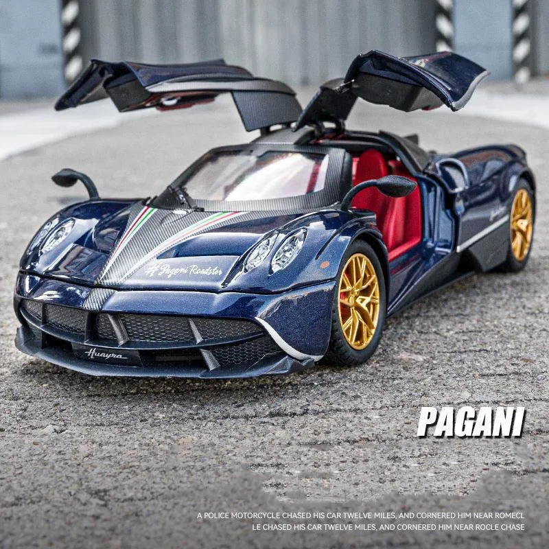 1:24 Pagani Huayra Alloy Miniature Scale Car Model Diecast Metal Sound&Light Toy Vehicle Collection Children Toy Car Gift
1:24 Pagani Huayra Alloy Miniature Scale Car Model Diecast Metal Sound&Light Toy Vehicle Collection Children Toy Car Gift