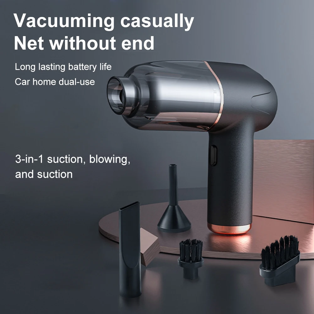 Mini Car Vacuum Cleaner Portable Wireless Handheld Cleaner for Home Appliance Poweful Cleaning Machine Car Cleaner for Keyboard
Mini Car Vacuum Cleaner Portable Wireless Handheld Cleaner for Home Appliance Poweful Cleaning Machine Car Cleaner for Keyboard