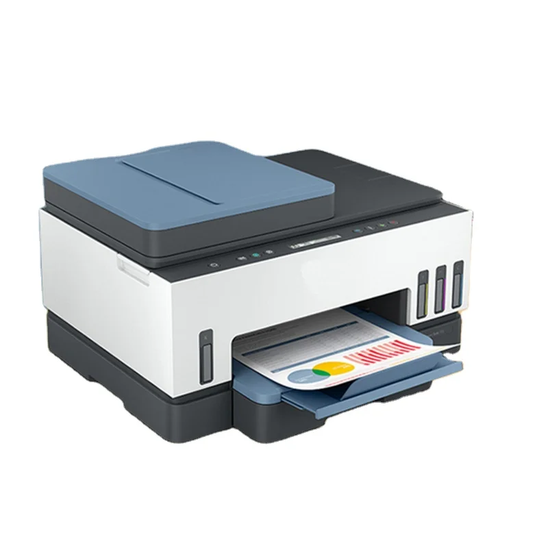 Factory Price A4 Color Printing Machine for Smart Tank 750 Wi Fi All-in-One Printer Duplexer with and Smart Guided Button
Factory Price A4 Color Printing Machine for Smart Tank 750 Wi Fi All-in-One Printer Duplexer with and Smart Guided Button