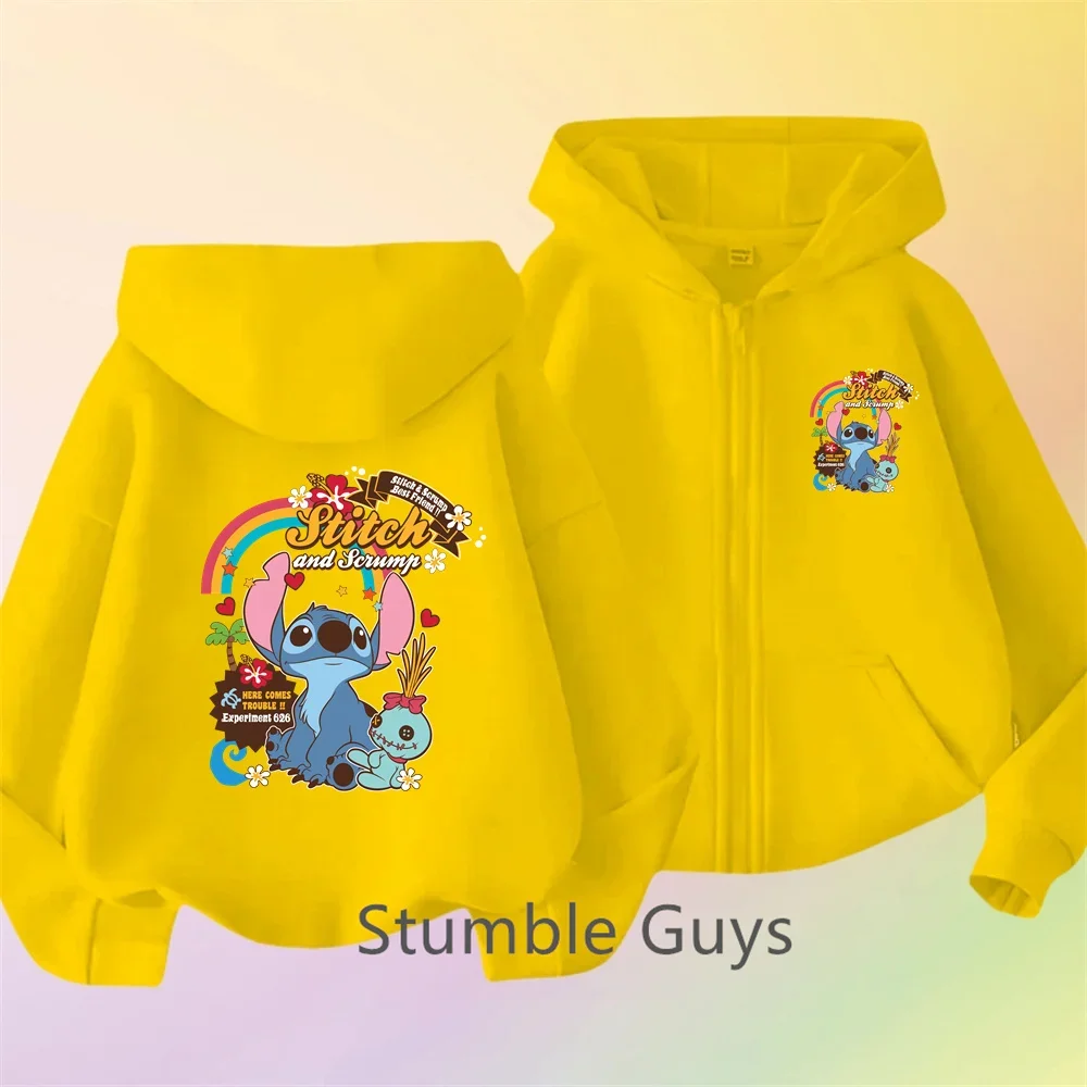 Disney Cute Stitch Zip Hoodie Children's Clothing Fall Girls Clothing Baby Boys Casual Hoodie
Disney Cute Stitch Zip Hoodie Children's Clothing Fall Girls Clothing Baby Boys Casual Hoodie