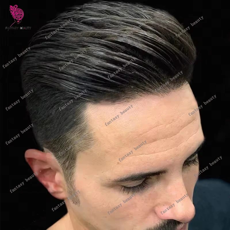 Super Durable Thin Skin Men's Toupee European Remy Human Hair Wigs Hairpieces Wigs Full PU Invisible Natural Hairline Man System
Super Durable Thin Skin Men's Toupee European Remy Human Hair Wigs Hairpieces Wigs Full PU Invisible Natural Hairline Man System