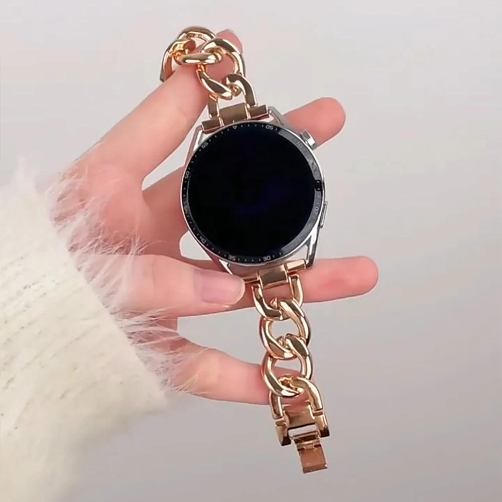 Ремешок металлический женский для Samsung Galaxy Watch 5/5 Pro 4/4 Classic Active 2, Ювелирное Украшение для Huawei GT2 3 42 мм Amazfit Bip, 20 22 мм
Ремешок металлический женский для Samsung Galaxy Watch 5/5 Pro 4/4 Classic Active 2, Ювелирное Украшение для Huawei GT2 3 42 мм Amazfit Bip, 20 22 мм