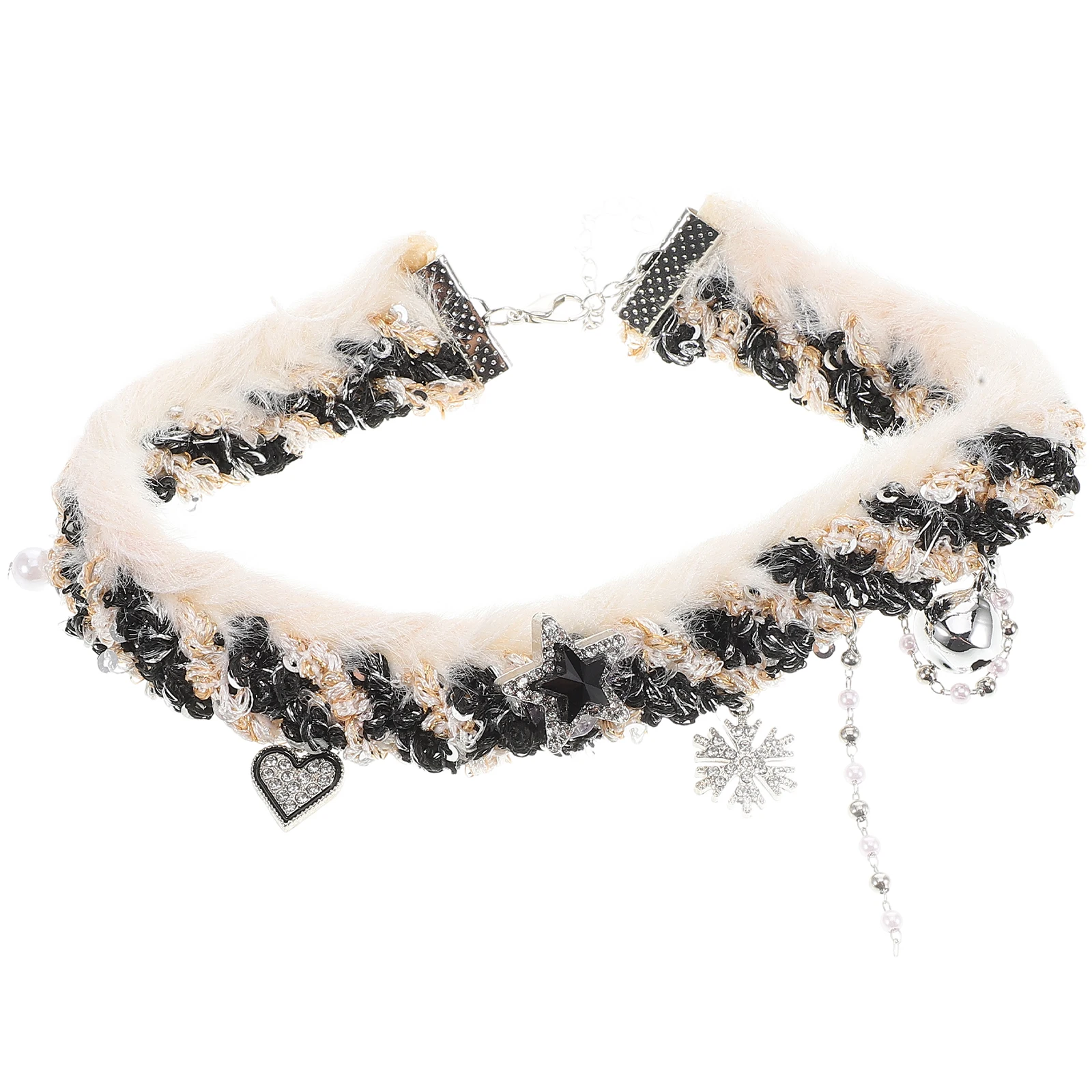 Snowflake Stars Necklaces Christmas Accessory Pendant Alloy Unique Color Block Soft Knitted Material Women Holiday
Snowflake Stars Necklaces Christmas Accessory Pendant Alloy Unique Color Block Soft Knitted Material Women Holiday