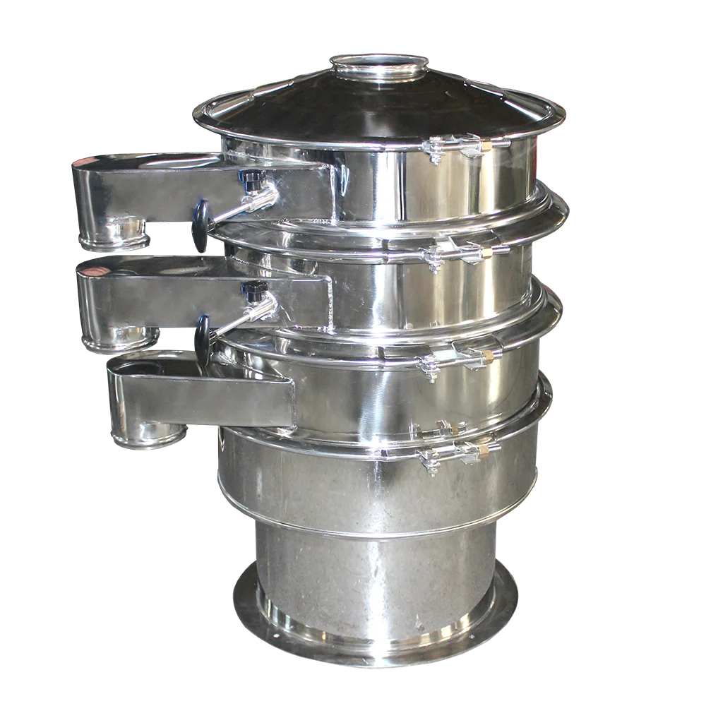 Electric Automatic High Efficiency 304 Stainless Steel Rotary Vibrating Screen for Fine Powder
Electric Automatic High Efficiency 304 Stainless Steel Rotary Vibrating Screen for Fine Powder
