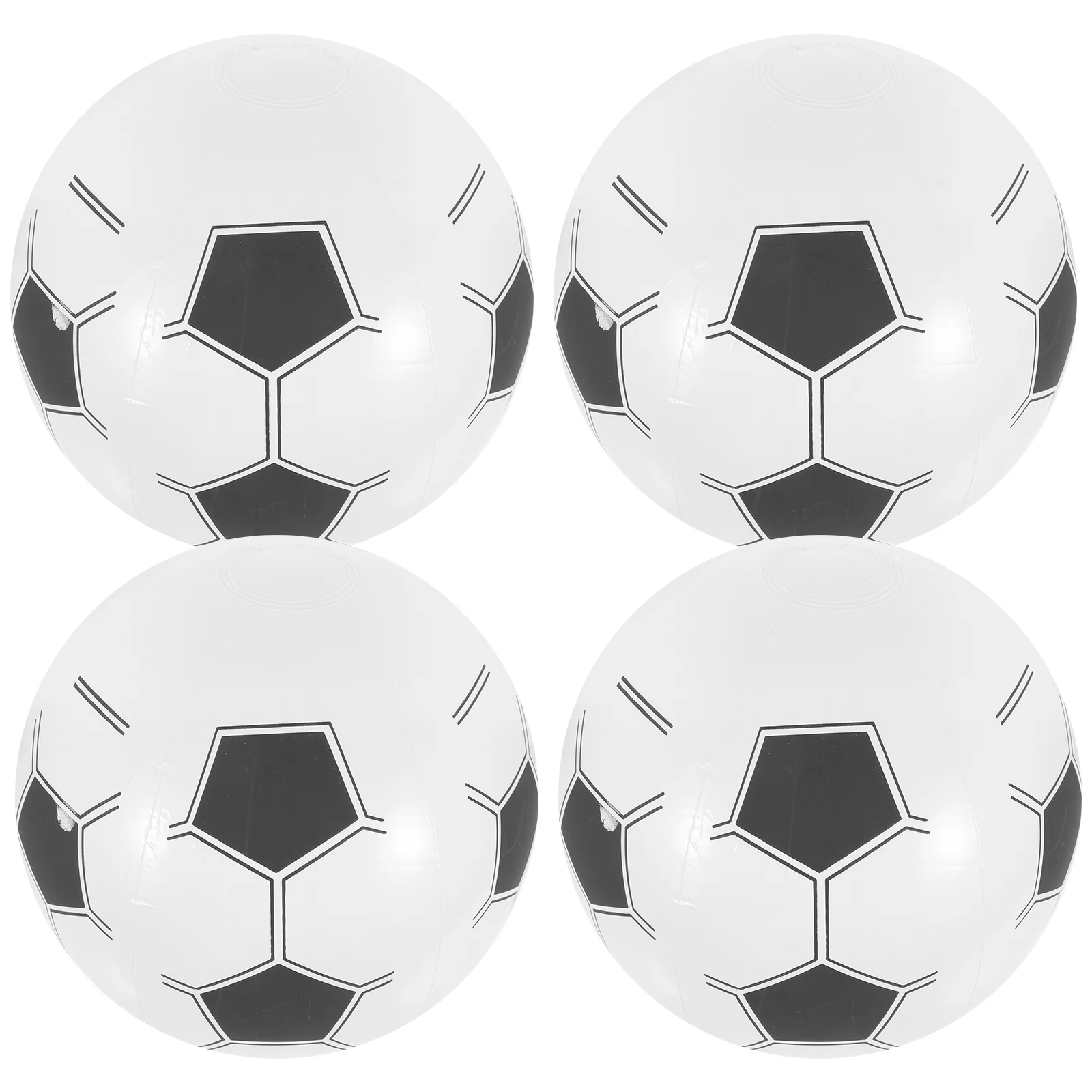 4 Pcs Easy to Inflate Toys Beach Ball Children Inflatable Balls Decorate Premium Material Kids Football PVC
4 Pcs Easy to Inflate Toys Beach Ball Children Inflatable Balls Decorate Premium Material Kids Football PVC