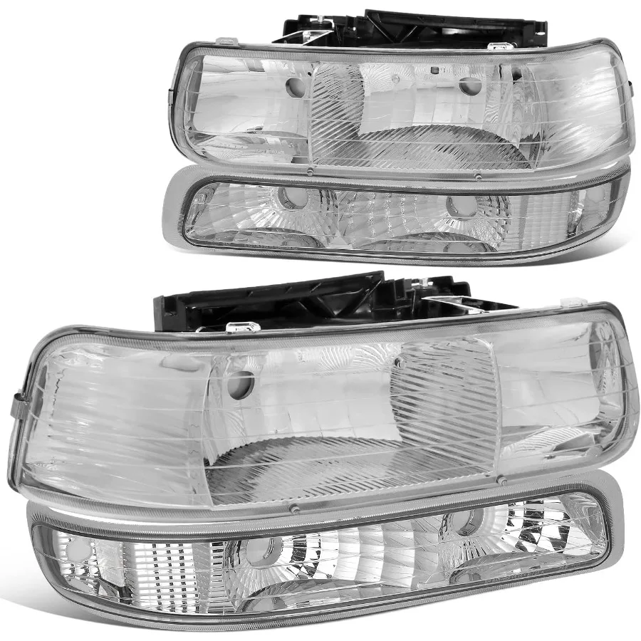 HLOHCS994PCHCL1 Headlight Assembly Compatible with 9902 Silverado 0006 Suburban Tahoe Bottom Bumper Lights Fit OE Grill for Enh
HLOHCS994PCHCL1 Headlight Assembly Compatible with 9902 Silverado 0006 Suburban Tahoe Bottom Bumper Lights Fit OE Grill for Enh