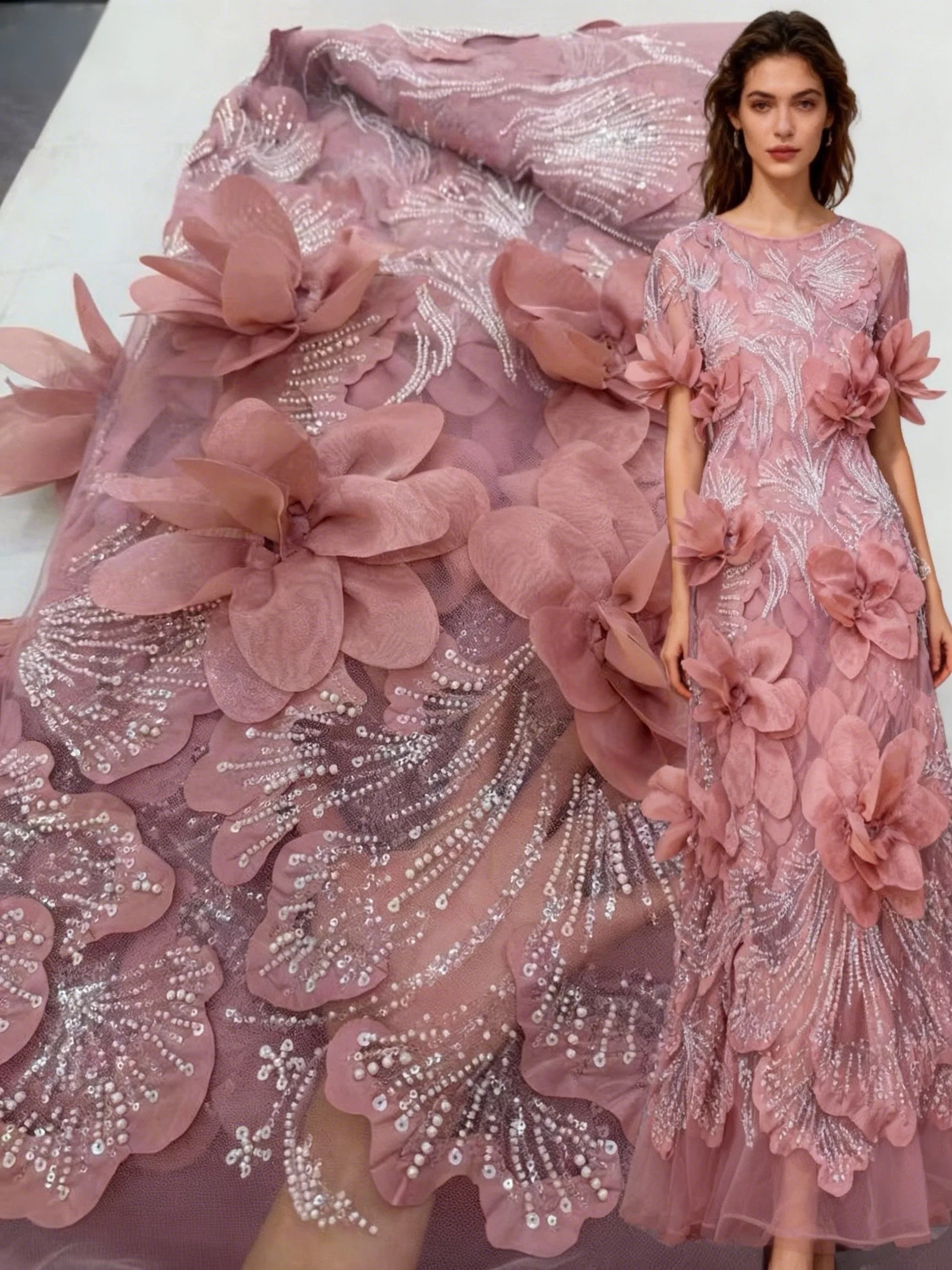 2026 Новый Высококачественный Роскошный 3D Большой Цветок Кружева Блестящие Блестки Ручной Работы Сетка Кружева Тюль Ткань Швейцарская Невеста Свадебная Вечеринка Шитье
2026 Новый Высококачественный Роскошный 3D Большой Цветок Кружева Блестящие Блестки Ручной Работы Сетка Кружева Тюль Ткань Швейцарская Невеста Свадебная Вечеринка Шитье