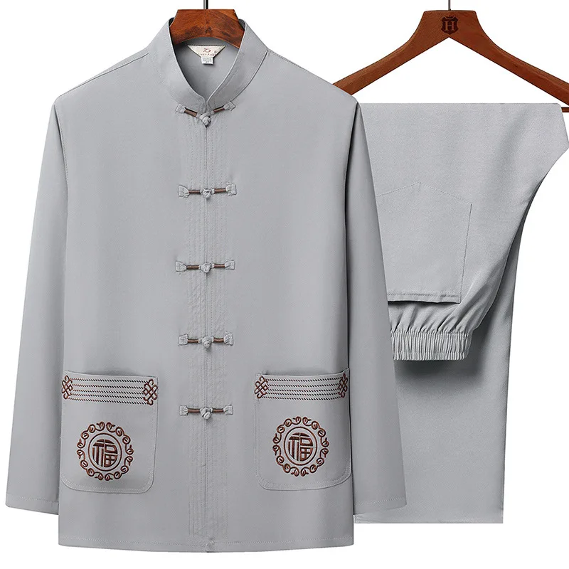 Male Chinese Traditional Clothes Tops Jackets Kung Fu Costume Tang Suit Tai Chi Outfit Retro Embroidery Long Sleeved Coats Pants
Male Chinese Traditional Clothes Tops Jackets Kung Fu Costume Tang Suit Tai Chi Outfit Retro Embroidery Long Sleeved Coats Pants