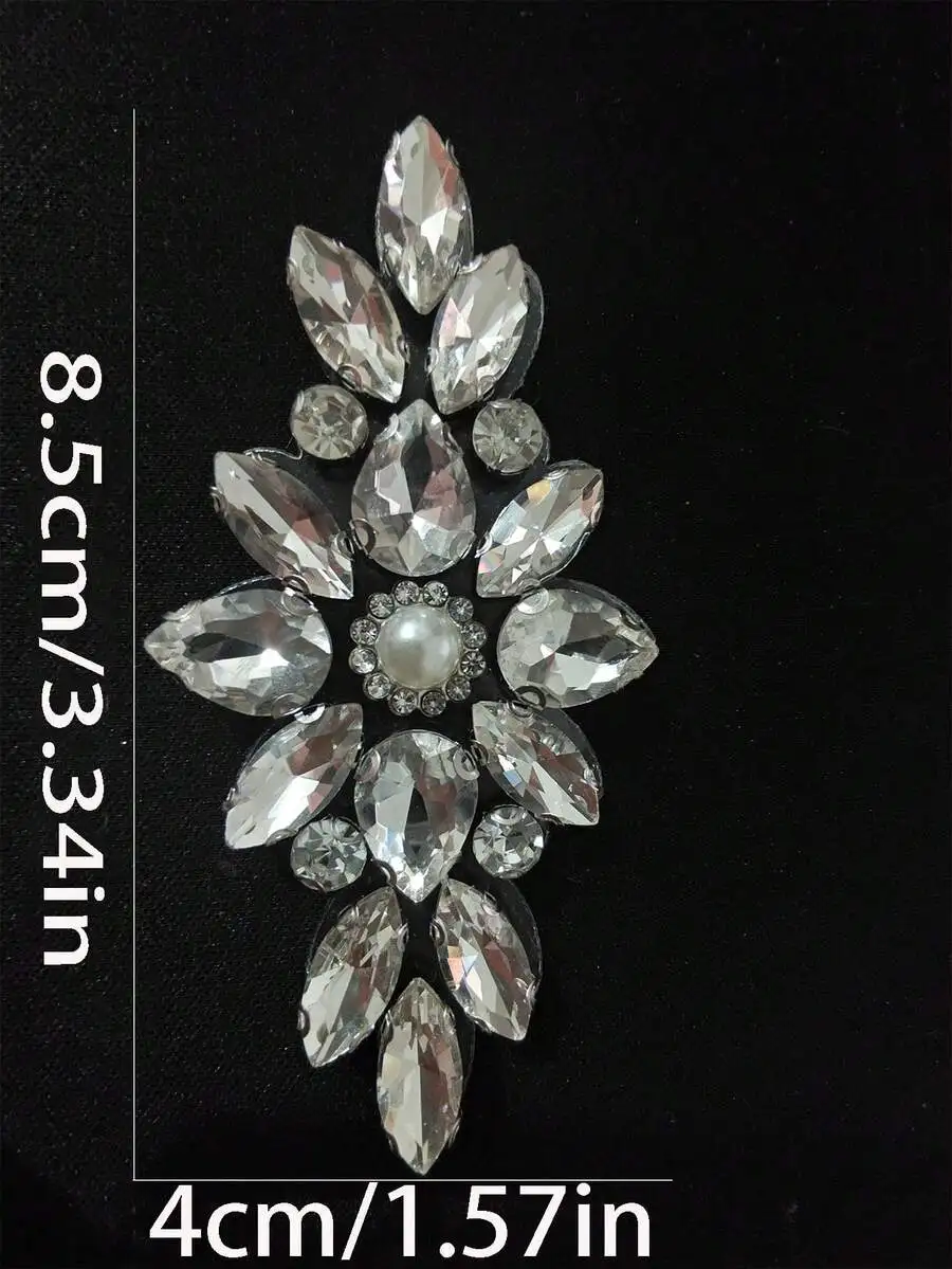 Faux Pearl Rhinestone Iron On Patch For Clothing Shoes Bags Home Decor
Faux Pearl Rhinestone Iron On Patch For Clothing Shoes Bags Home Decor