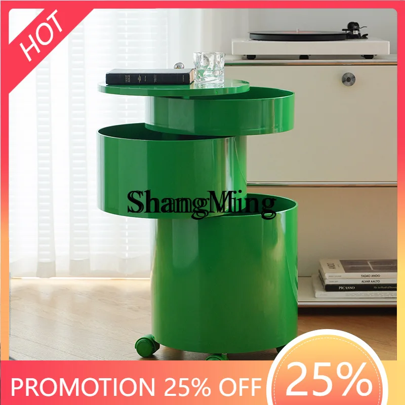 FG good-looking round rotating multi-layer locker with wheels removable sofa side cabinet bedside storage cabinet
FG good-looking round rotating multi-layer locker with wheels removable sofa side cabinet bedside storage cabinet