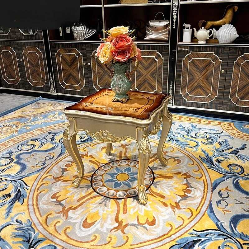 Small coffee table, carved small tea table on the side of the sofa in the living room, small apartment side table
Small coffee table, carved small tea table on the side of the sofa in the living room, small apartment side table