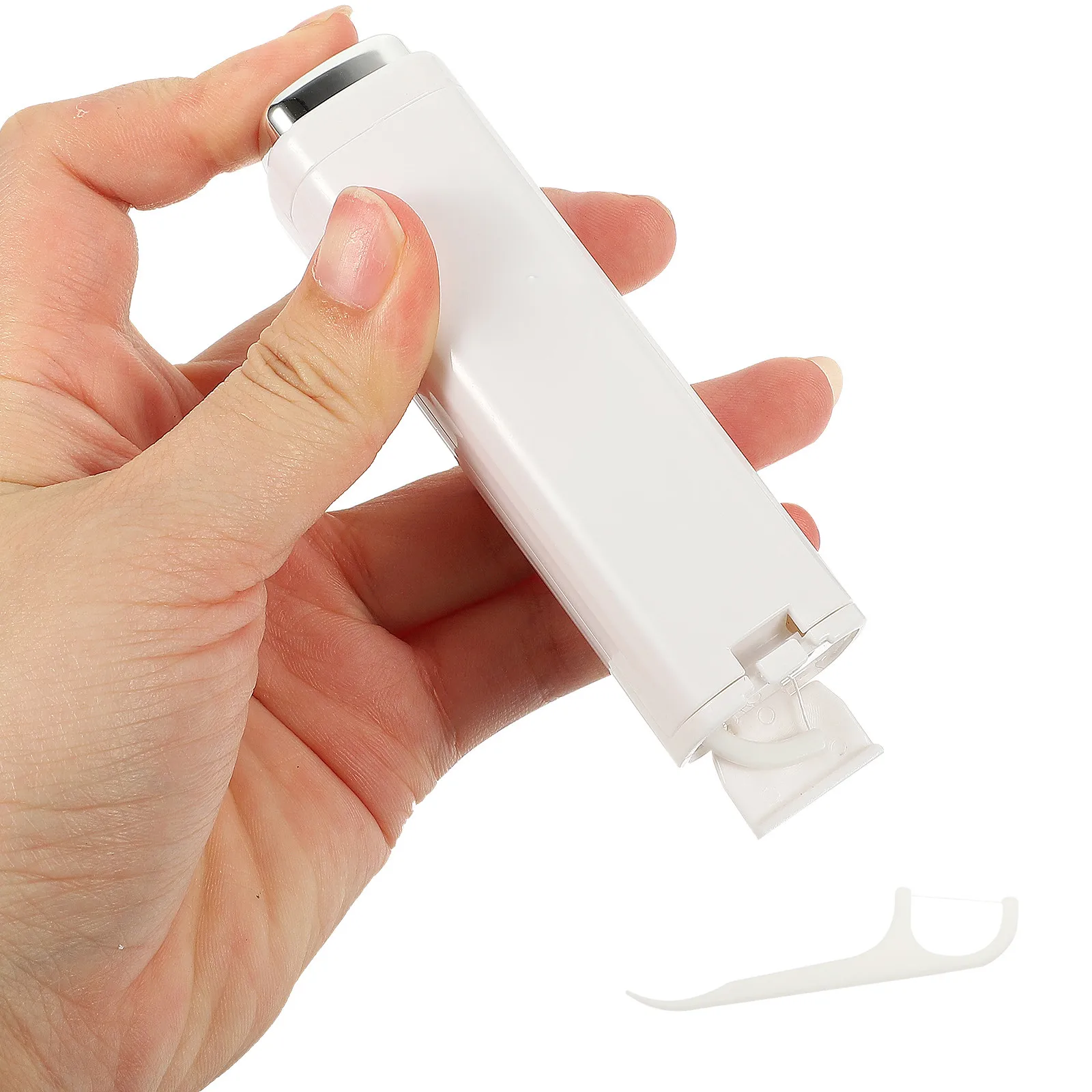 Portable Dental Floss Pick Holder Compact Automatic Pop Out Teeth Floss Organizer for Daily Use Household Travel Convenient
Portable Dental Floss Pick Holder Compact Automatic Pop Out Teeth Floss Organizer for Daily Use Household Travel Convenient