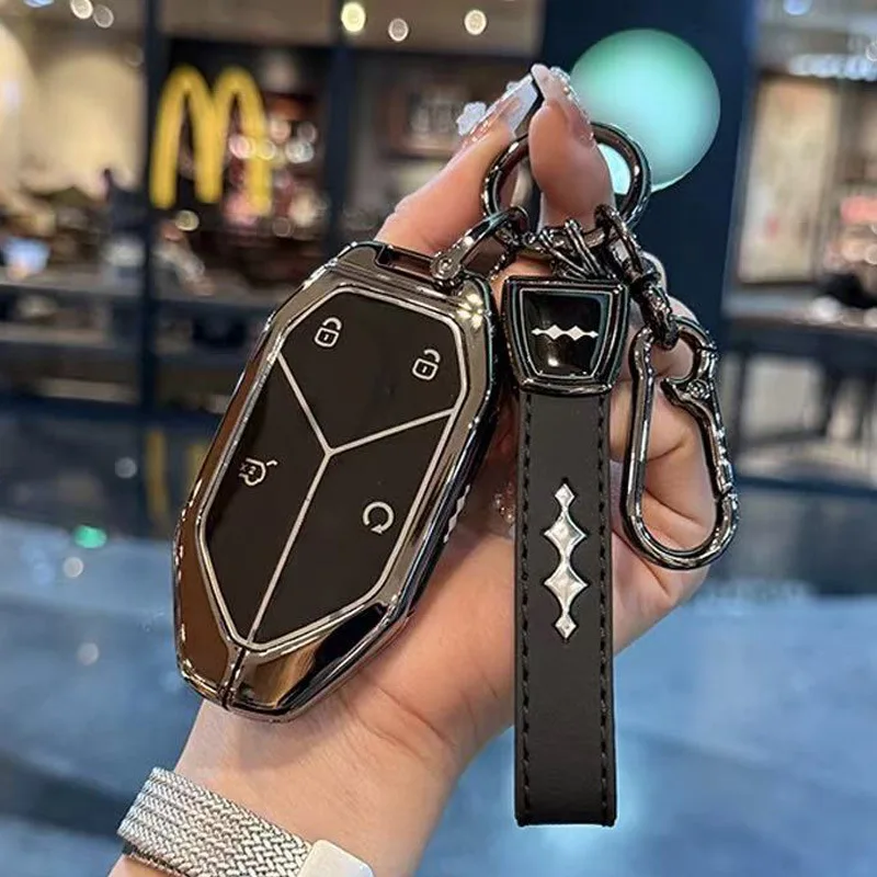 Zinc Alloy Key Fob Cover for Fangchengbao Titanium 7/Titanium 3/Leopard 5/8/B8/B5/T3, Heavy Duty Metal Case Shell with Keychain
Zinc Alloy Key Fob Cover for Fangchengbao Titanium 7/Titanium 3/Leopard 5/8/B8/B5/T3, Heavy Duty Metal Case Shell with Keychain