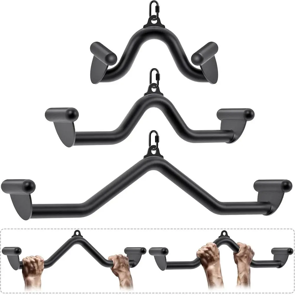 Heavy-Duty Steel Lat Pulldown Bar with Cable Attachment for Home Gym - Tricep and Back Strength Training
Heavy-Duty Steel Lat Pulldown Bar with Cable Attachment for Home Gym - Tricep and Back Strength Training