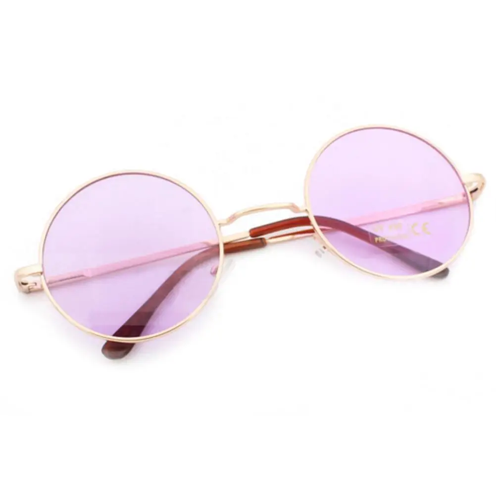 Colored Round Oversized Sunglasses UV400 Protection Retro Glasses for Men Women (Gold Frame Purple Eyeglass)
Colored Round Oversized Sunglasses UV400 Protection Retro Glasses for Men Women (Gold Frame Purple Eyeglass)