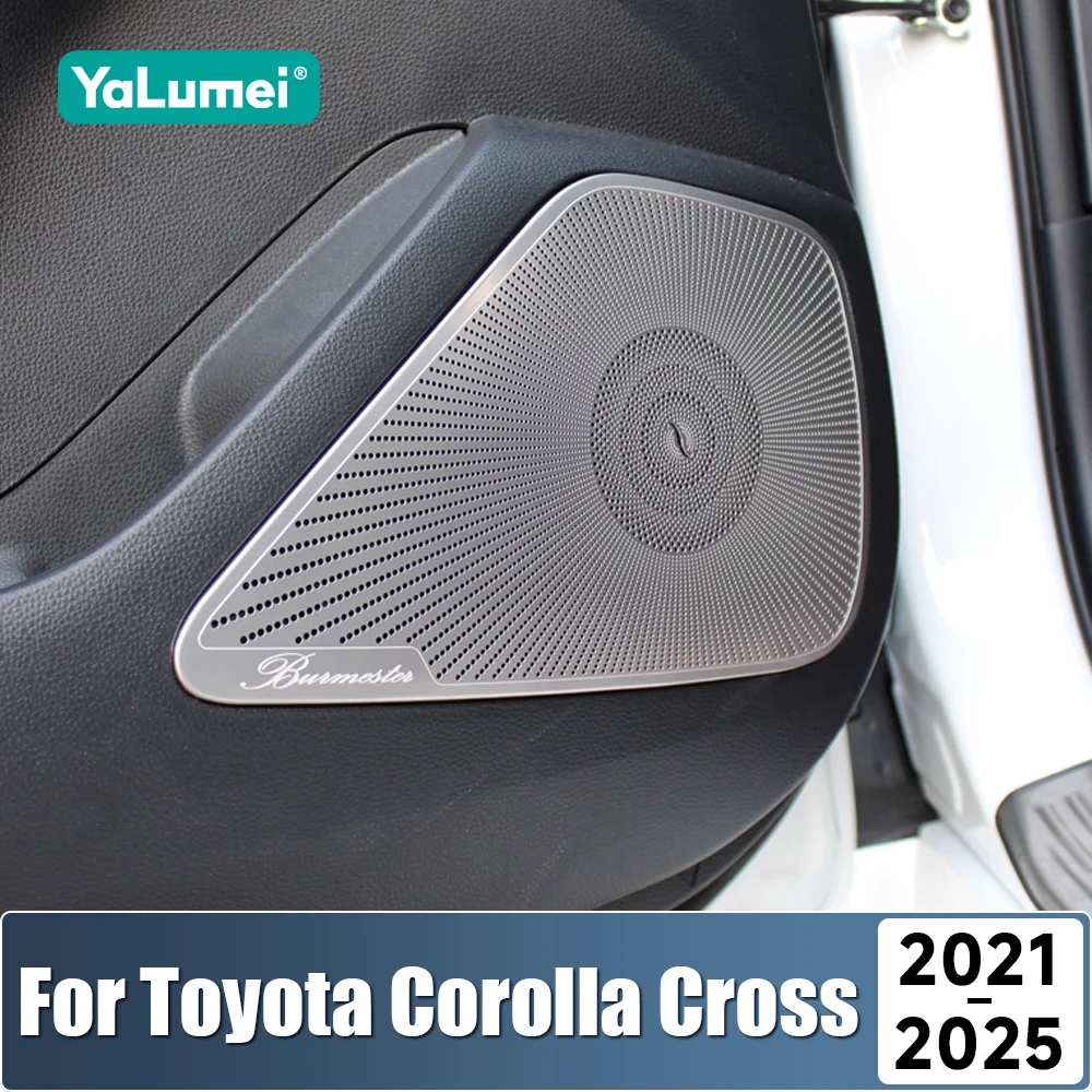 Stainless Steel Car Door Audio Speaker Trim Cover Accessories For Toyota Corolla Cross XG10 2021 2022 2023 2024 2025 Hybrid
Stainless Steel Car Door Audio Speaker Trim Cover Accessories For Toyota Corolla Cross XG10 2021 2022 2023 2024 2025 Hybrid