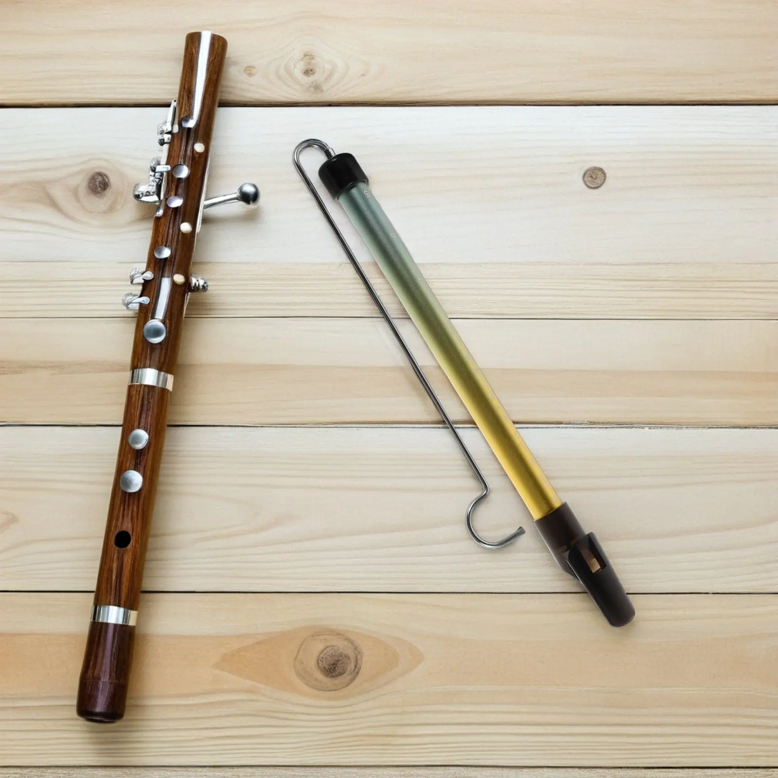 Metal Slide Whistle Dual Scale C G Sliding Flute Instrument Portable Music Play Performance Party Expression Slide Whistle