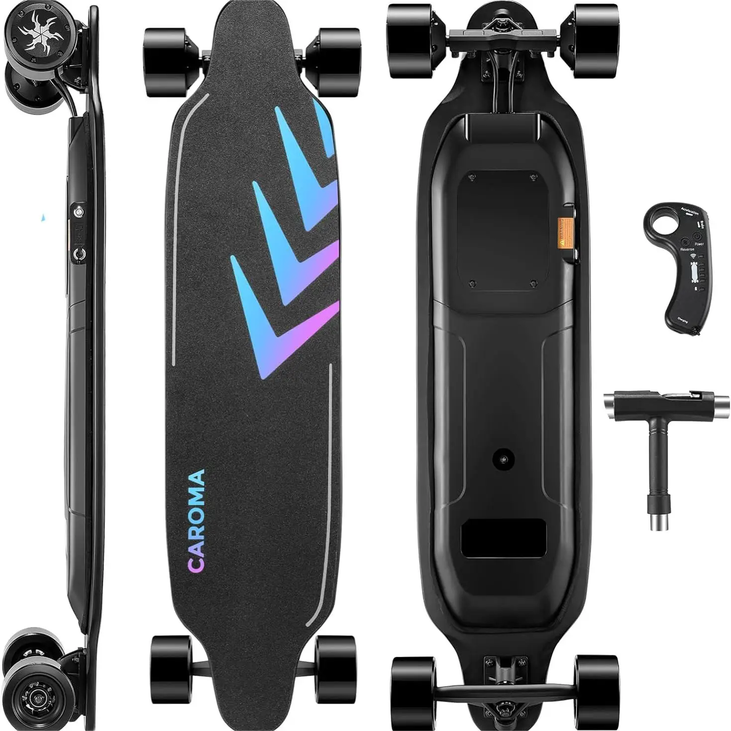 Electric Skateboards Longboards Dual-Drive 600W Electric Scooter For Adults Teens With Remote Control And Charger Blue Yellow
Electric Skateboards Longboards Dual-Drive 600W Electric Scooter For Adults Teens With Remote Control And Charger Blue Yellow 