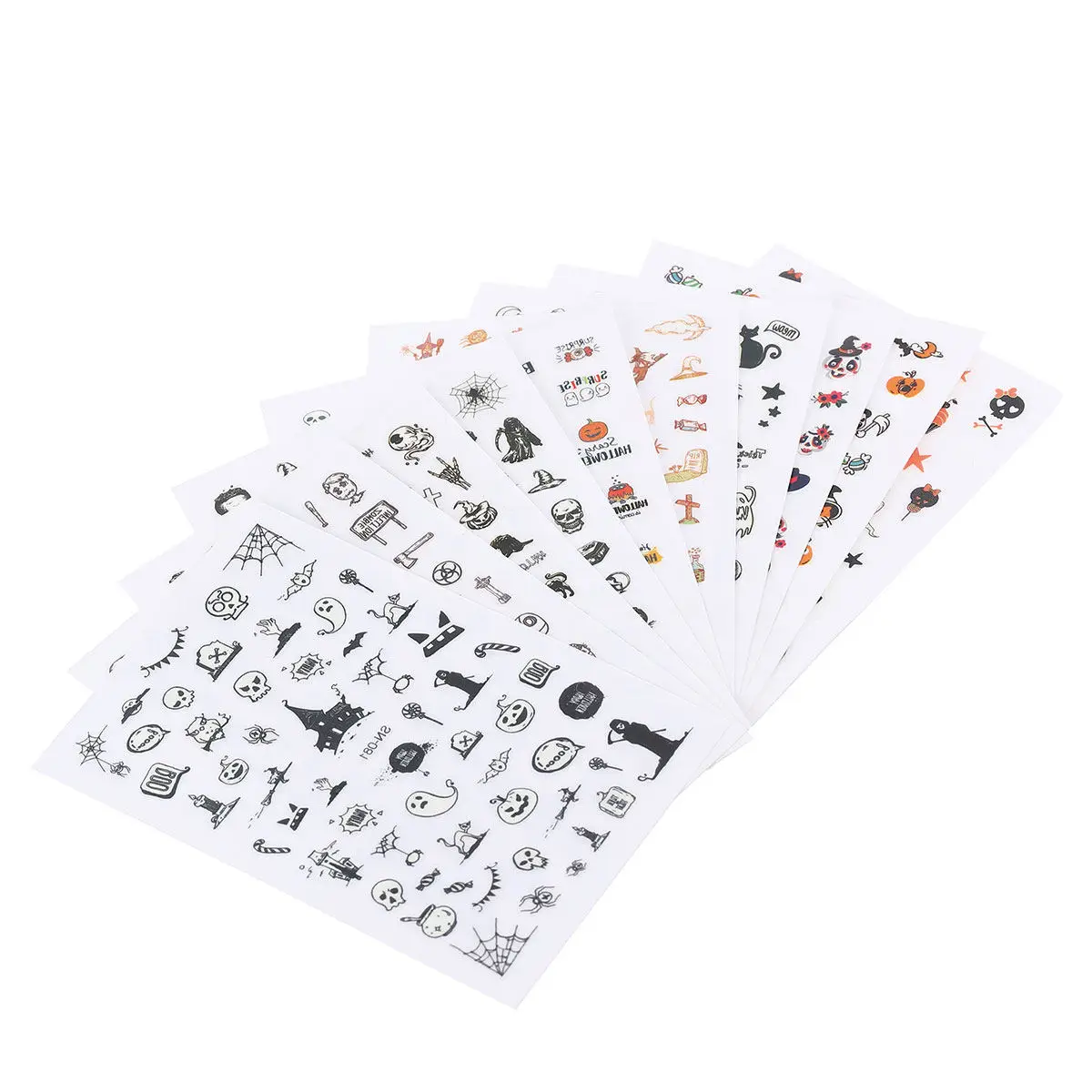 Glow in The Dark Nail Stickers Halloween Cartoon Decals Fingernail Ghost Stickers Party Disposable Hygienic Decorations
Glow in The Dark Nail Stickers Halloween Cartoon Decals Fingernail Ghost Stickers Party Disposable Hygienic Decorations