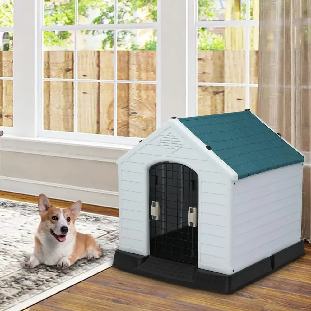 Plastic kennel, pet kennel waterproof, suitable for small and medium-sized dogs with doors, indoor and outdoor use dog kennels
Plastic kennel, pet kennel waterproof, suitable for small and medium-sized dogs with doors, indoor and outdoor use dog kennels