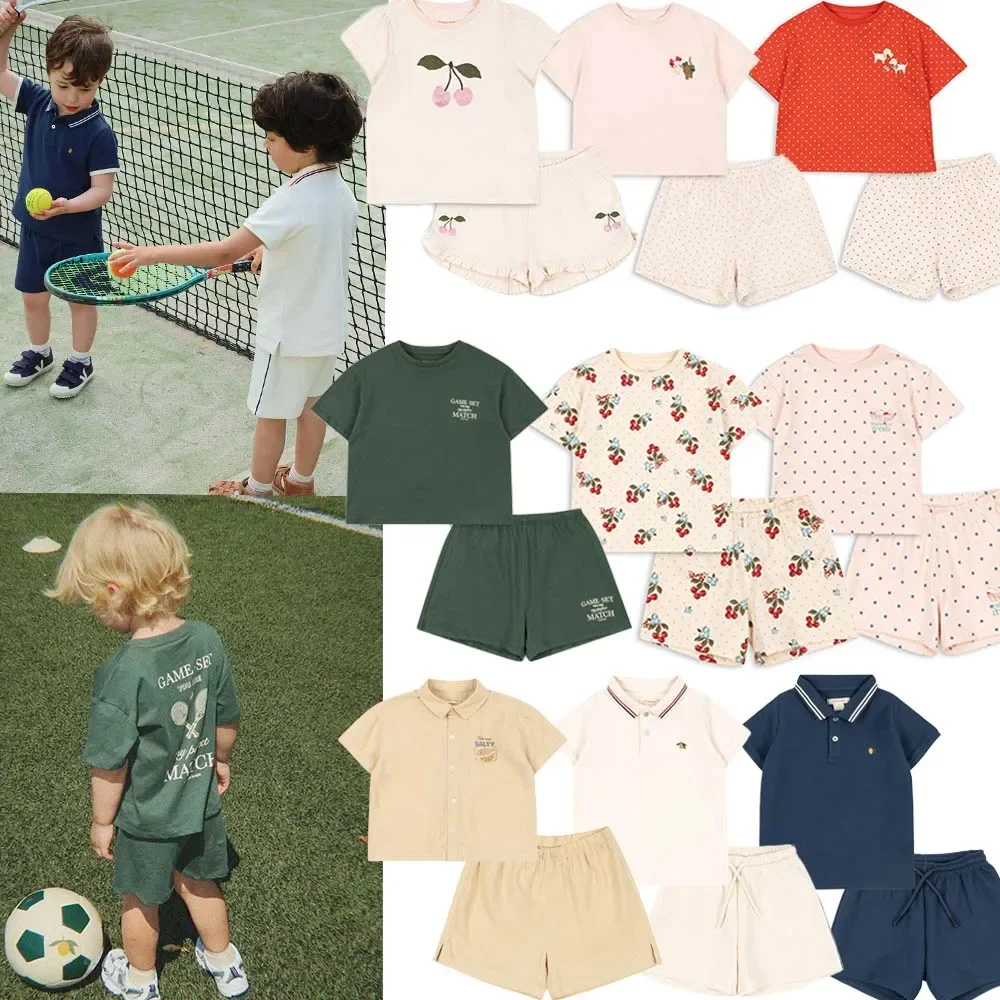 2026 New Summer Children's Clothing KS Same Style Children's Set Dot Short Sleeved Top+Shorts Fashion Set clothes
2026 New Summer Children's Clothing KS Same Style Children's Set Dot Short Sleeved Top+Shorts Fashion Set clothes
