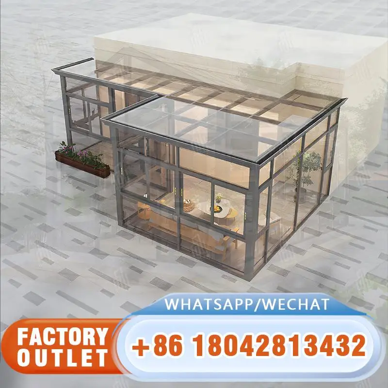 New Aluminum Outdoor Retractable 4 Season Sunroom for Garden Veranda in Outdoor Spaces SunRoom
New Aluminum Outdoor Retractable 4 Season Sunroom for Garden Veranda in Outdoor Spaces SunRoom