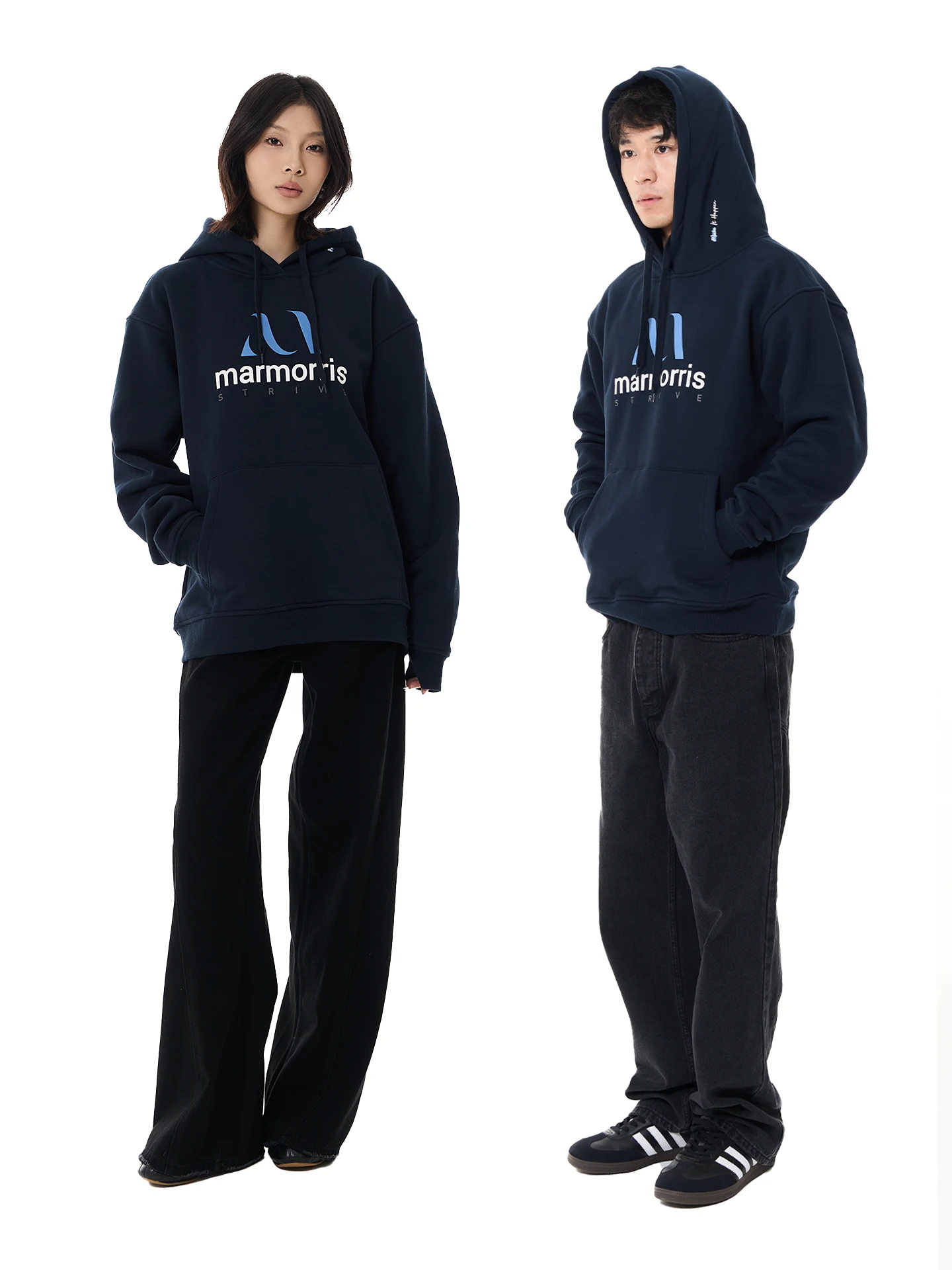 MARMORRIS Basic Logo Print Hoodie Sweatirt Loose American Sle Fce Lined Casual Couple's Wear Polyester Cotton Blend
MARMORRIS Basic Logo Print Hoodie Sweatirt Loose American Sle Fce Lined Casual Couple's Wear Polyester Cotton Blend