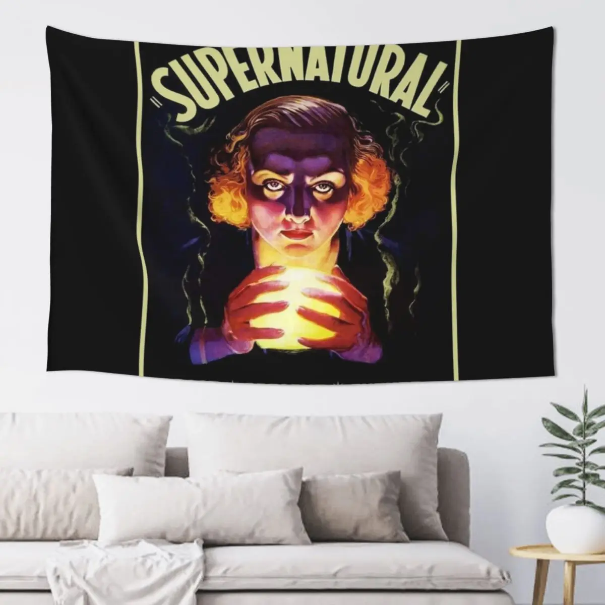 SUPERNATURAL : Vintage Crystal Ball Fortune Teller Print Tapestry Funny Bedroom Decor Aesthetic Tapestry
SUPERNATURAL : Vintage Crystal Ball Fortune Teller Print Tapestry Funny Bedroom Decor Aesthetic Tapestry
