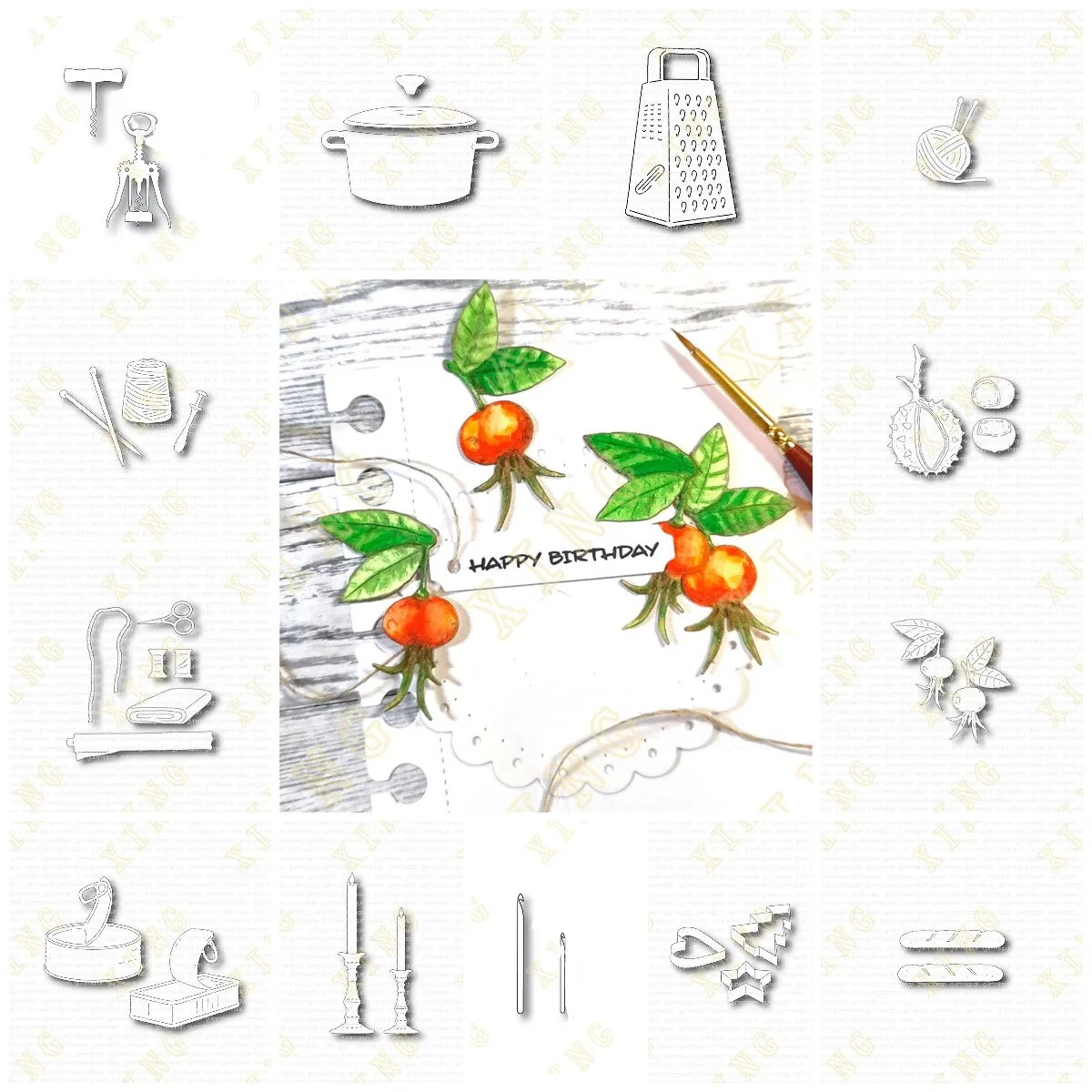 Metal Craft Cutting Dies Diy Scrapbook Paper Diary Decoration Card Handmade Embossing New Product Cake Molds Chestnut Leaf
Metal Craft Cutting Dies Diy Scrapbook Paper Diary Decoration Card Handmade Embossing New Product Cake Molds Chestnut Leaf