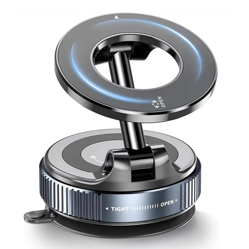 Vacuum Magnet Bracket Upgraded Version Multi-angles Adjustment Strong Magnetic Suck Design Foldable Car Navigation Phone Holder
Vacuum Magnet Bracket Upgraded Version Multi-angles Adjustment Strong Magnetic Suck Design Foldable Car Navigation Phone Holder