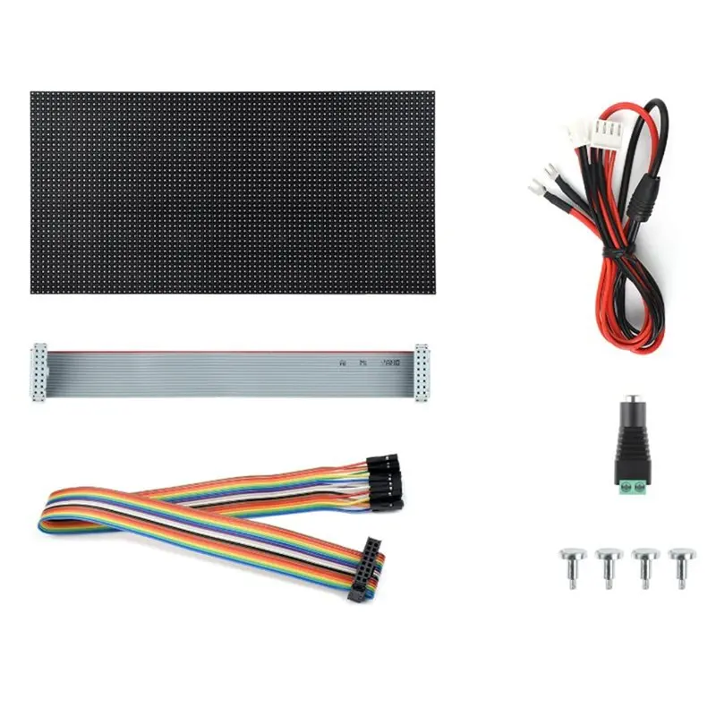 JABS-P4 LED Matrix Panel RGB Full-Color LED Display Module 80X40 Pixels 1/20 Scan HUB75 Interfaces For DIY Screen Billboards
JABS-P4 LED Matrix Panel RGB Full-Color LED Display Module 80X40 Pixels 1/20 Scan HUB75 Interfaces For DIY Screen Billboards