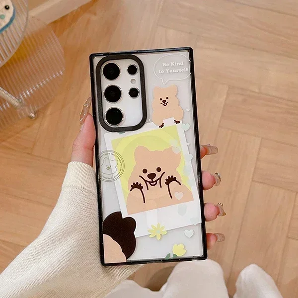 Cute Bear Coffee Cat Magnetic Acrylic Black Border Case for Samsung Galaxy S25 S24 S23 Ultra Plus S25+ S25U Protective Cover
Cute Bear Coffee Cat Magnetic Acrylic Black Border Case for Samsung Galaxy S25 S24 S23 Ultra Plus S25+ S25U Protective Cover