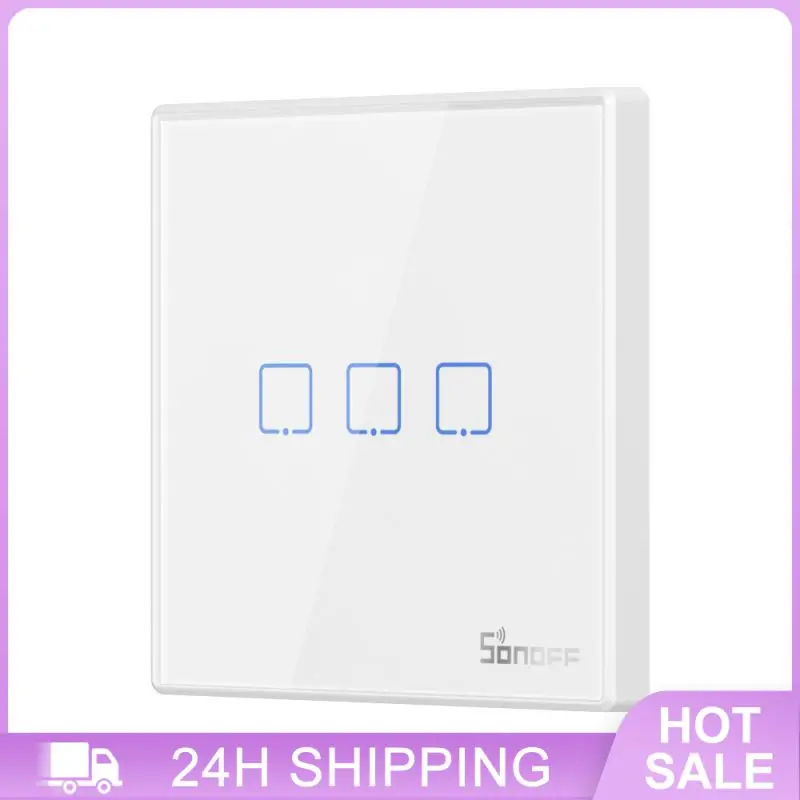 SONOFF T2 US TX Wifi Smart Wall Light Switch Timer 3Gang Support Voice/APP/Touch Control Works With Alexa Google Home IFTTT
SONOFF T2 US TX Wifi Smart Wall Light Switch Timer 3Gang Support Voice/APP/Touch Control Works With Alexa Google Home IFTTT