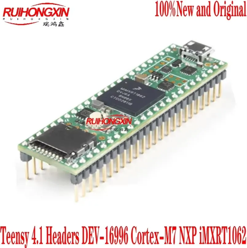 Teensy 4.1 Headers DEV-16996 Cortex-M7 NXP iMXRT1062 Макетная плата 100% новая и оригинальная
Teensy 4.1 Headers DEV-16996 Cortex-M7 NXP iMXRT1062 Макетная плата 100% новая и оригинальная