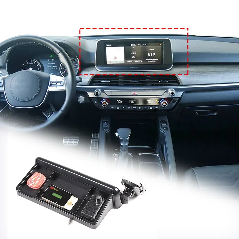 For Kia Telluride 2020-2022 Car Central Control Navigation Screen Mobile Phone Holder Storage Box ABS Interior Accessories
For Kia Telluride 2020-2022 Car Central Control Navigation Screen Mobile Phone Holder Storage Box ABS Interior Accessories