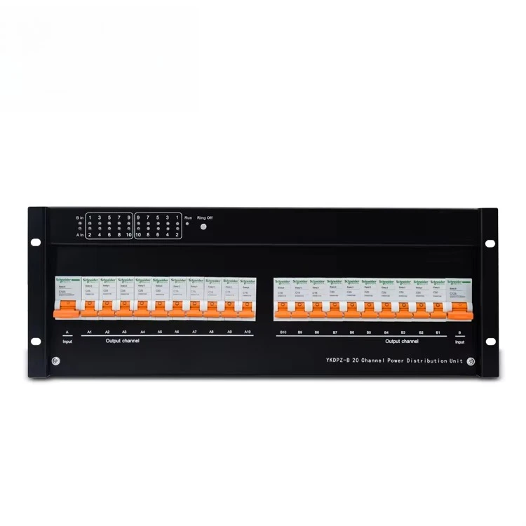 YUCOO 19 Inch Rack Mount Type 1/2channels Input Option 12/16/18/20 Channels Output Option Pdu Power Distribution Unit
YUCOO 19 Inch Rack Mount Type 1/2channels Input Option 12/16/18/20 Channels Output Option Pdu Power Distribution Unit