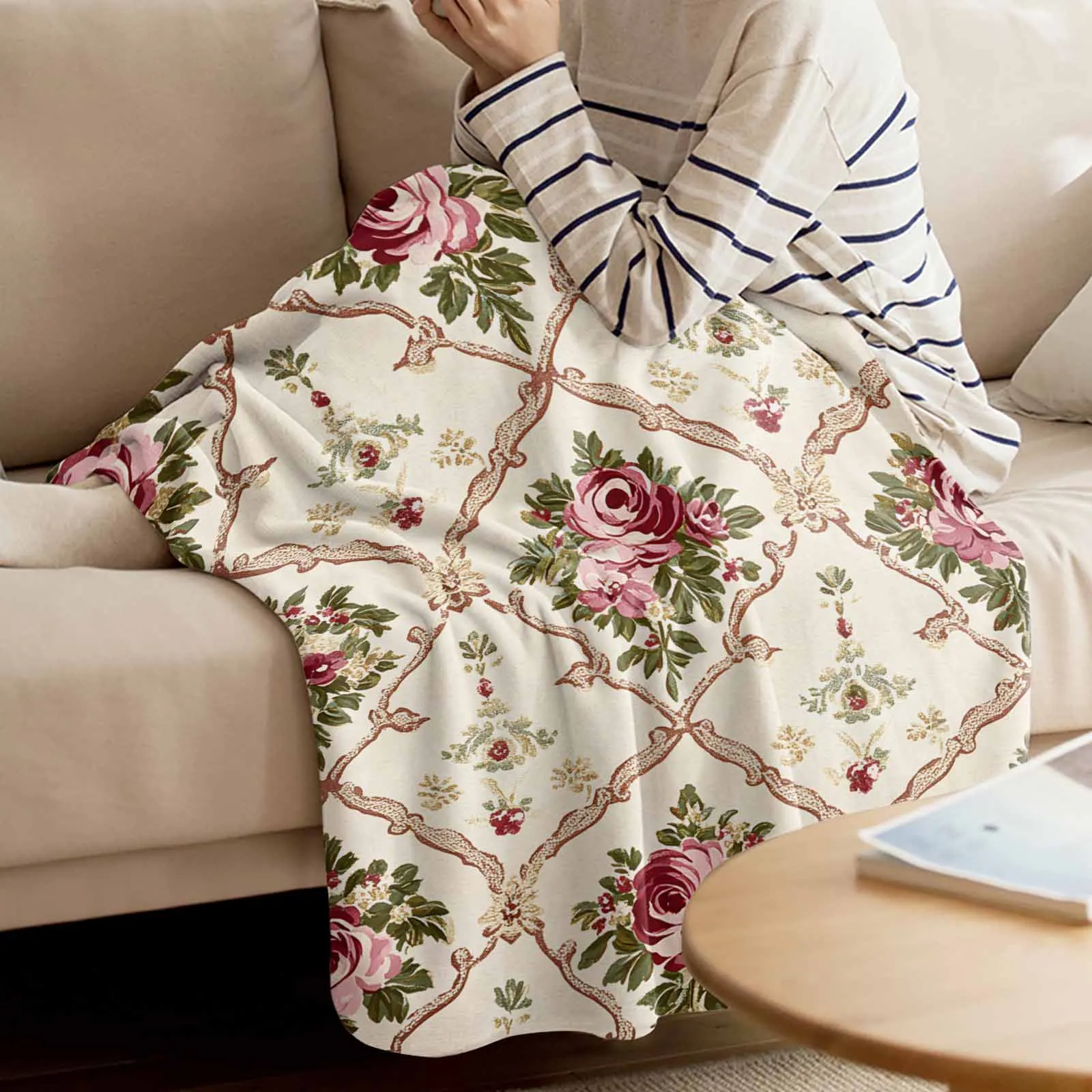 Retro Geometric Rose Coral Fleece Blanket Cover The Bed Flannel Sofa Small Blanket for Kids Home Textile
Retro Geometric Rose Coral Fleece Blanket Cover The Bed Flannel Sofa Small Blanket for Kids Home Textile