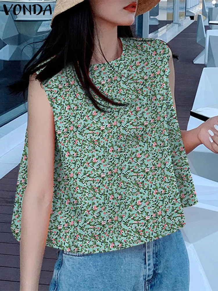VONDA Vintage Floral Printed Tank Tops Women Summer Tees 2024 Fashion Casual Loose Tops Sexy Round Neck Sleeveless Shirts Femme
VONDA Vintage Floral Printed Tank Tops Women Summer Tees 2024 Fashion Casual Loose Tops Sexy Round Neck Sleeveless Shirts Femme