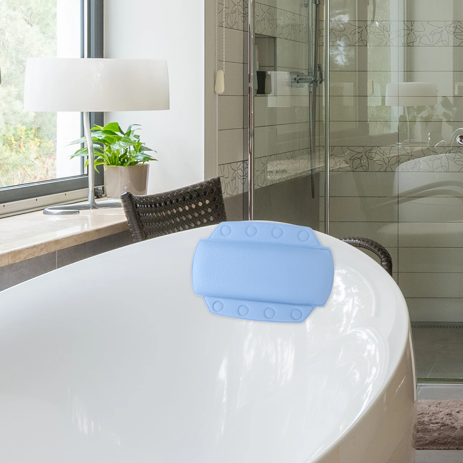 Bathtub Pillow Foam PVC Nonslip Easy Clean Spa Soak Bath Tub Headrest Bathroom Accessories Hotel Neck Cushion Pad
Bathtub Pillow Foam PVC Nonslip Easy Clean Spa Soak Bath Tub Headrest Bathroom Accessories Hotel Neck Cushion Pad