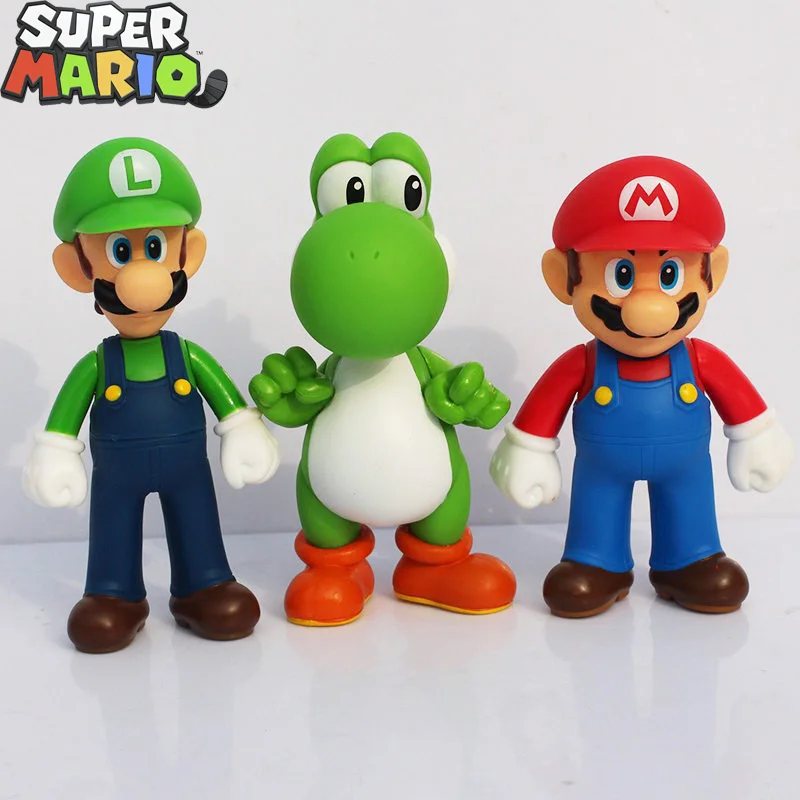 13cm Super Mary Series Action Figure Mario Bros Luigi Yoshi Donkey Kong Anime Peripherals Model Doll Toys Boys Girls Gifts
13cm Super Mary Series Action Figure Mario Bros Luigi Yoshi Donkey Kong Anime Peripherals Model Doll Toys Boys Girls Gifts